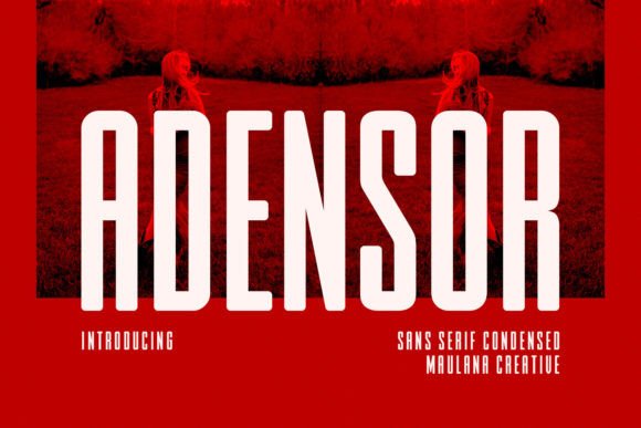 Adensor: A Modern Sans Serif Font for Creative Branding