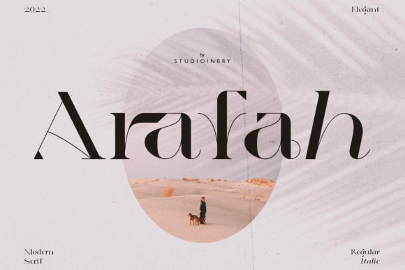 Arafah: A Modern Serif Font with Cultural Elegance