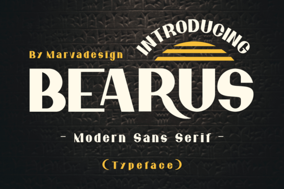 Bearus: A Modern Sans Serif Font for Digital Marketing