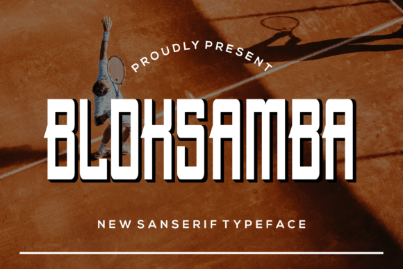 Bloksamba Font for Handmade Creations