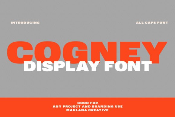 Cogney: A Bold Sans Serif Font for Modern Web Design