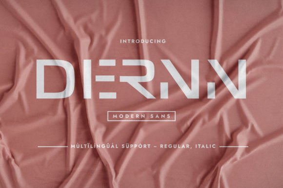 Dernn: A Modern Sans Serif Font for Editorial Elegance