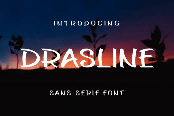 Drasline: A Modern Sans Serif Font for Bold Digital Design