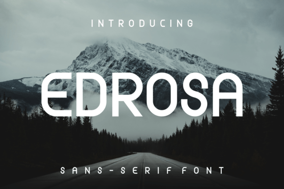 Edrosa: A Modern Sans Serif Font for Handmade Creations