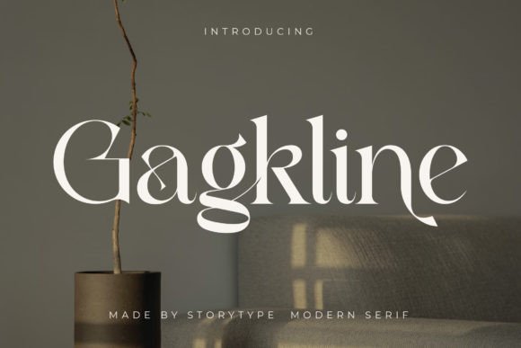 Gagkline: A Serif Font That Elevates Handmade Creations
