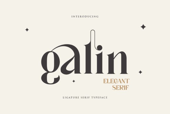 Galin Serif Font for Modern Branding