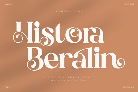 Histora Beralin for Web Design: A Modern Serif Font with Character