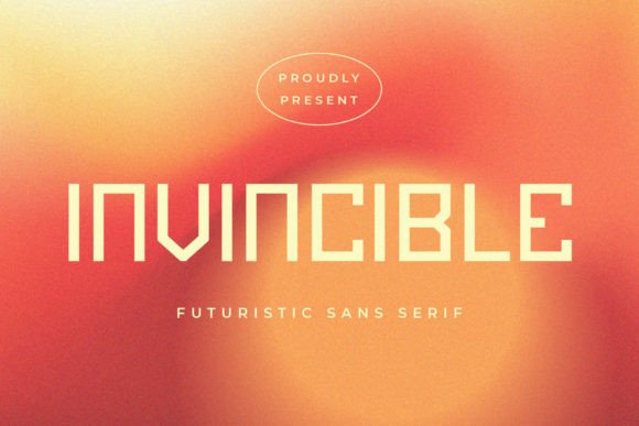 Invincible: A Bold Sans Serif for Modern Design