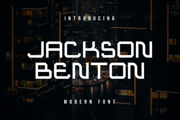 Jackson Benton – A Modern Sans Serif Font for Bold Branding