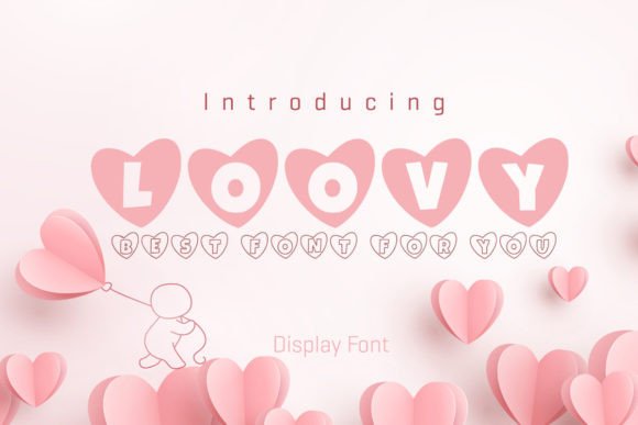 Loovy: A Unique Decorative Font for Editorial Projects