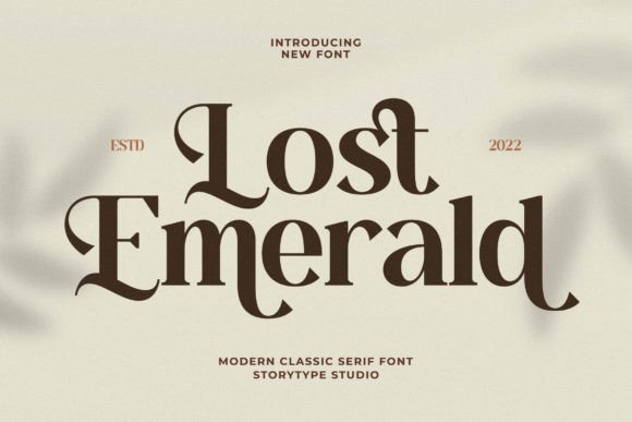 Lost Emerald Serif Font Review for Design Projects