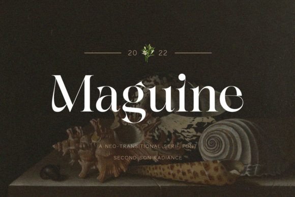 Maguine Serif Font for Web Design and Branding