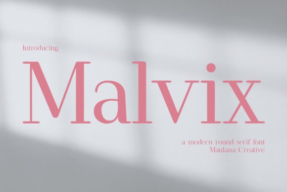 Malvix: A Serif Font That Elevates Editorial Design