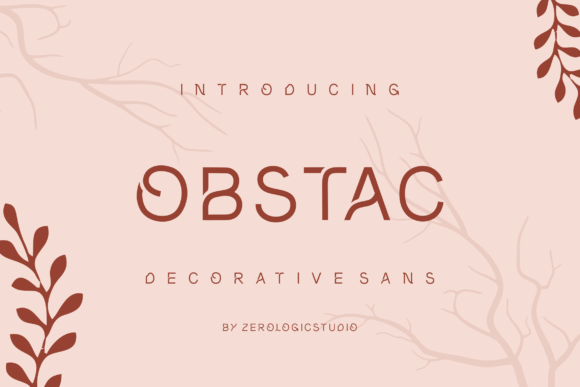 Obstac: A Modern Sans Serif Font for Bold Branding
