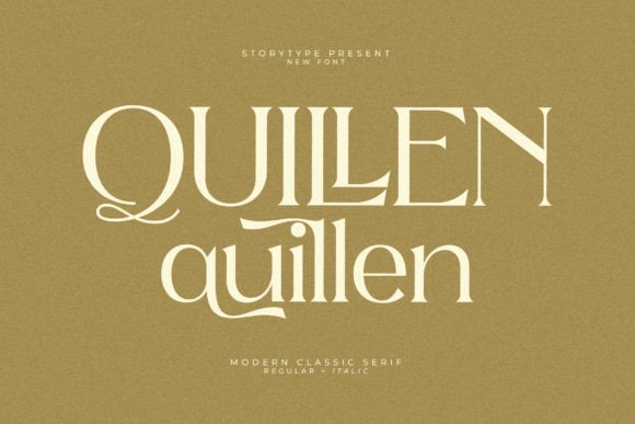 Quillen: A Serif Font That Elevates Your Editorial Design