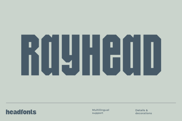 Rayhead: A Modern Sans Serif Font for Editorial Clarity