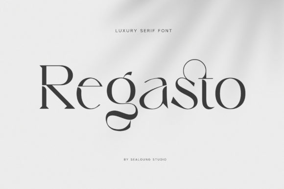 Regasto: A Serif Font That Elevates Your Editorial Design