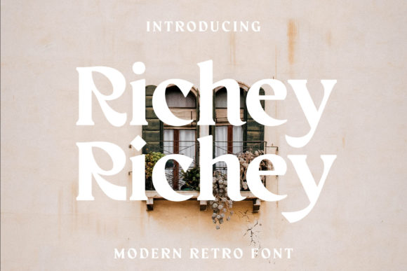 Richey: A Modern Serif Font for Polished Branding