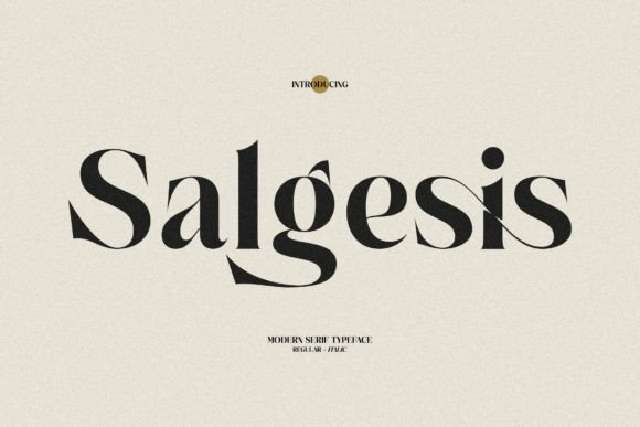 Salgesis: A Serif Font for Professional Projects