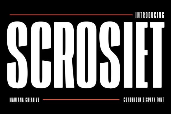 Scrosiet: A Modern Font for Small Business Branding