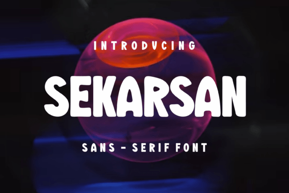 Sekarsan: A Bold Sans Serif Font for Modern Branding