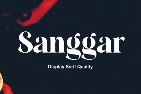 Upgrade Your Brand with the Bold Sanggar Serif Font
