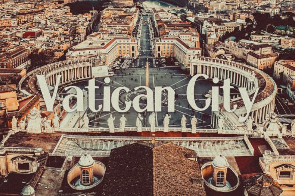 Vatican City Font for Modern Editorial Design