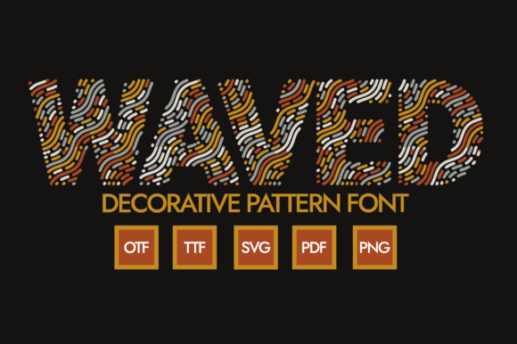 Waved: A Decorative Font for Creative Projects